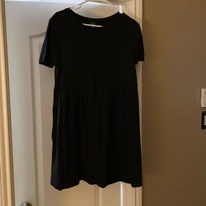 Black babydoll dress